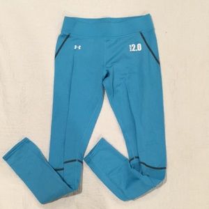 Under armour base light blue/aquamarine leggings